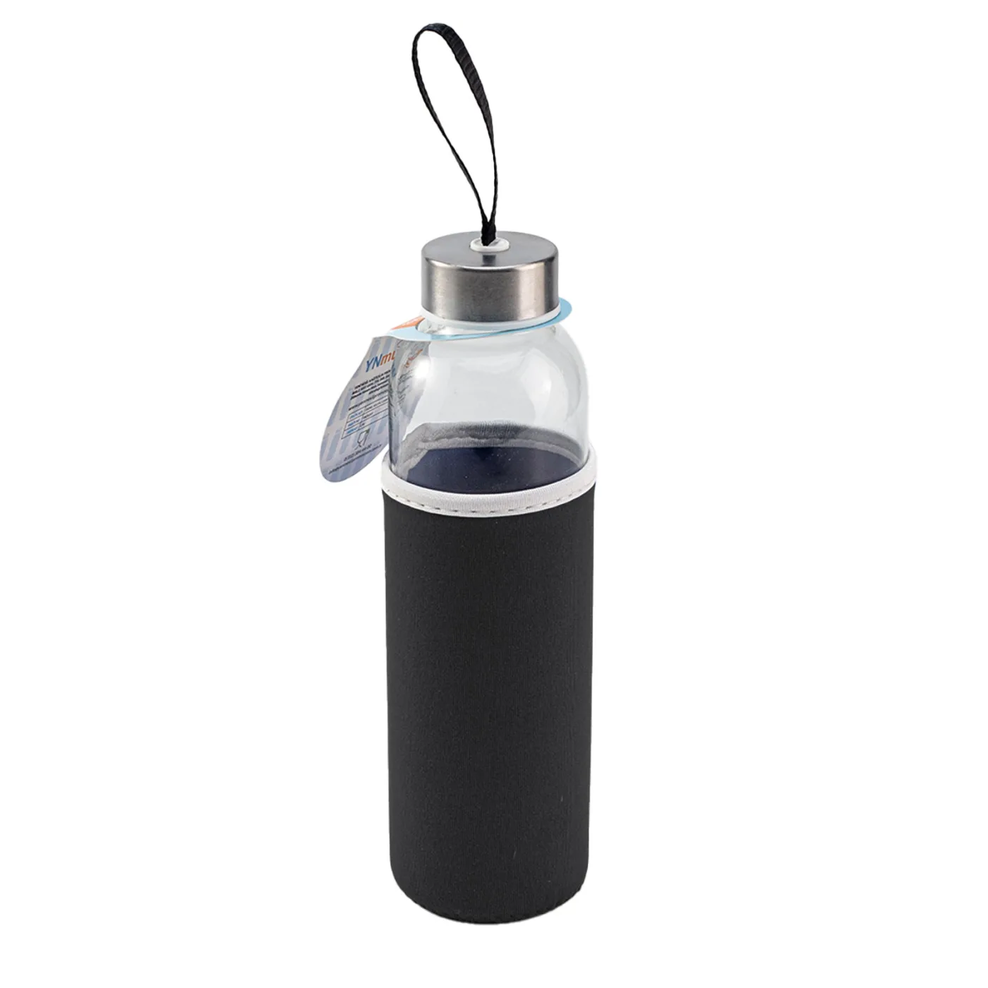 LADOGA SİYAH 550 ML CAM MATARA