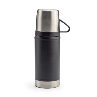 KARTEPE SİYAH 500 ML BARDAKLI TERMOS