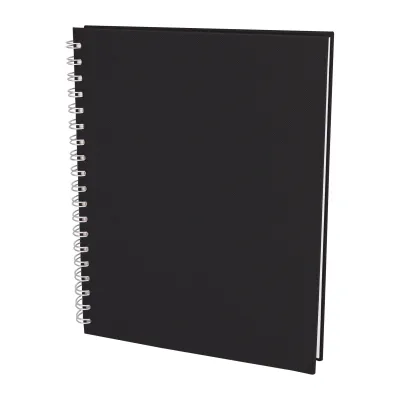 SEĞMENLER SİYAH KARELİ SPİRALLİ TARİHSİZ DEFTER (19X25 CM)